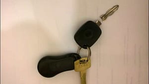 Brukket bilnøkkel Brukket bilnøkkel