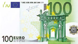 100-euro - parkering