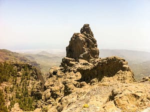 Pico de las Nieves fra Tejeda Gran Canaria