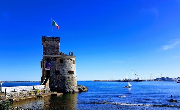 Festningen i Rapallo Foto Audun Brestrup
