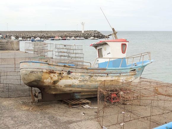 Fisketur på Gran Canaria - Castillo del Romeral godt brukt fiskebåt
