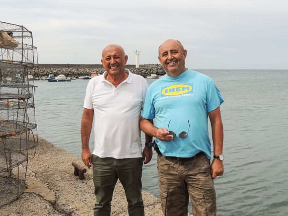 Fisketur på Gran Canaria - To av de tre kællane på tur