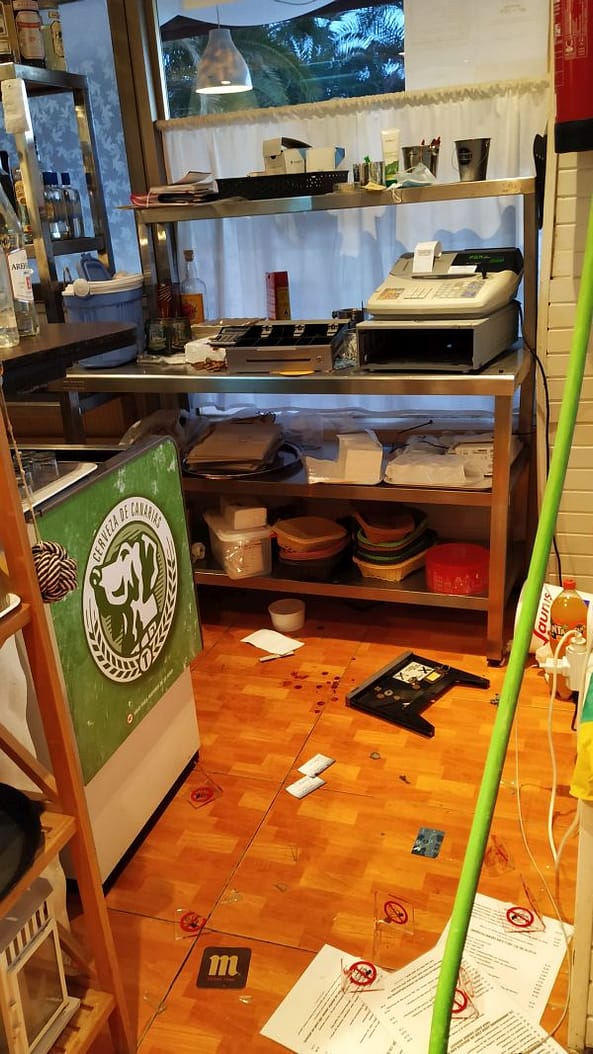 Kassaapparatet Retten er satt Politiet