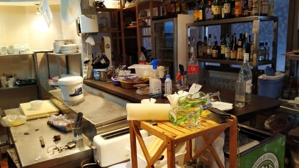 Politiet Retten er satt Et kaos etter innbrudd