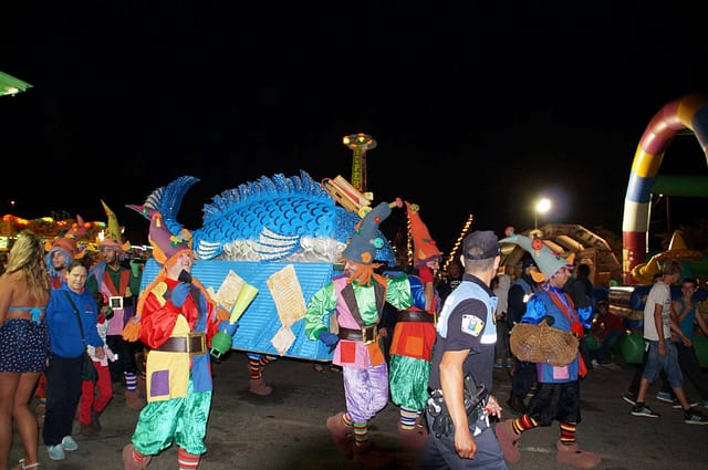 Sardinens begravelse Arguineguin Fester på Gran Canaria - Sardinen