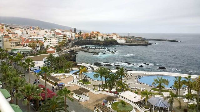 Bassengområdet Puerto de la Cruz, Tenerife 