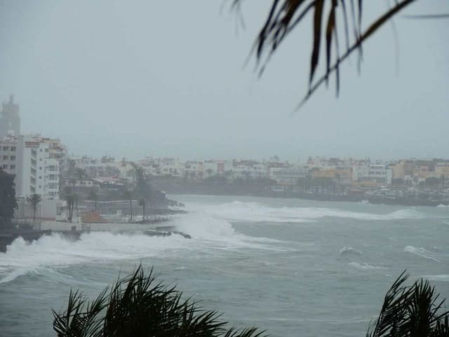 Uvær på Gran Canaria - Uvær og storm i Arguineguin