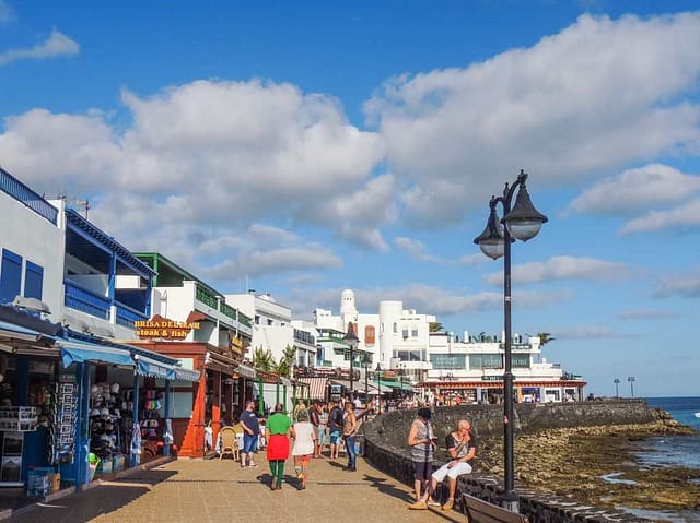 Playa Blanca Lanzarote Strandpromenaden