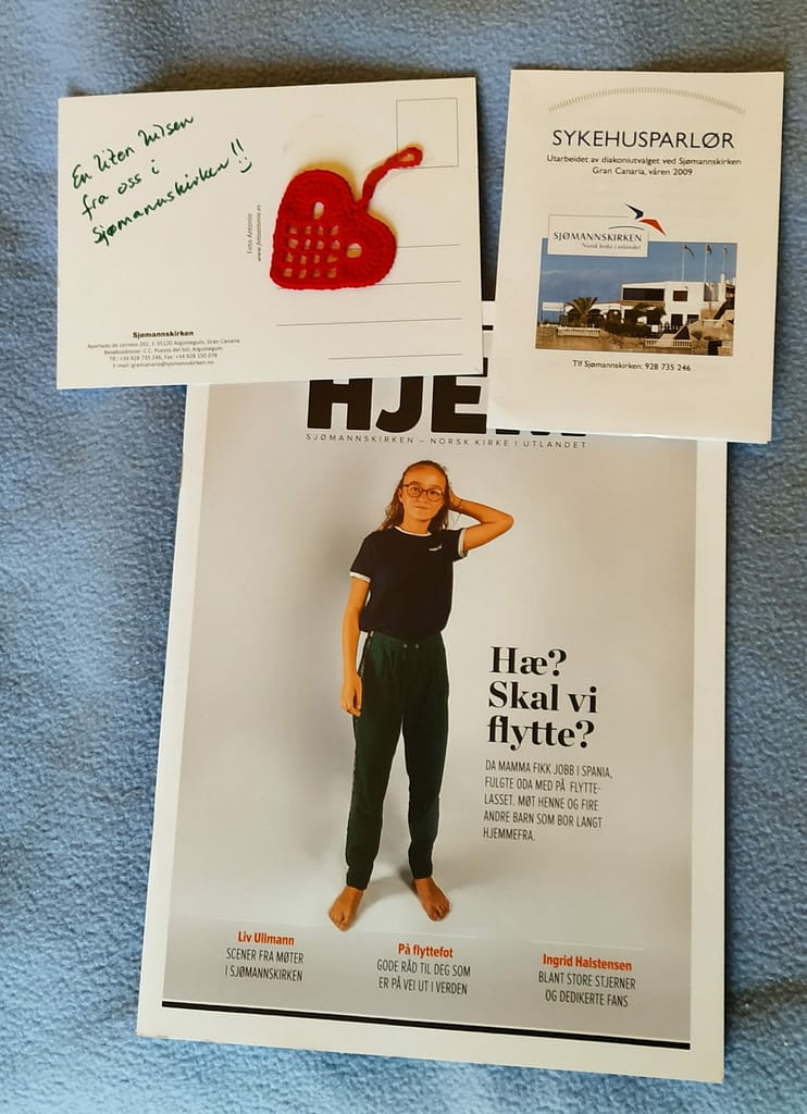 Literatur Utdelt av Sjømannskirken på sykehuset