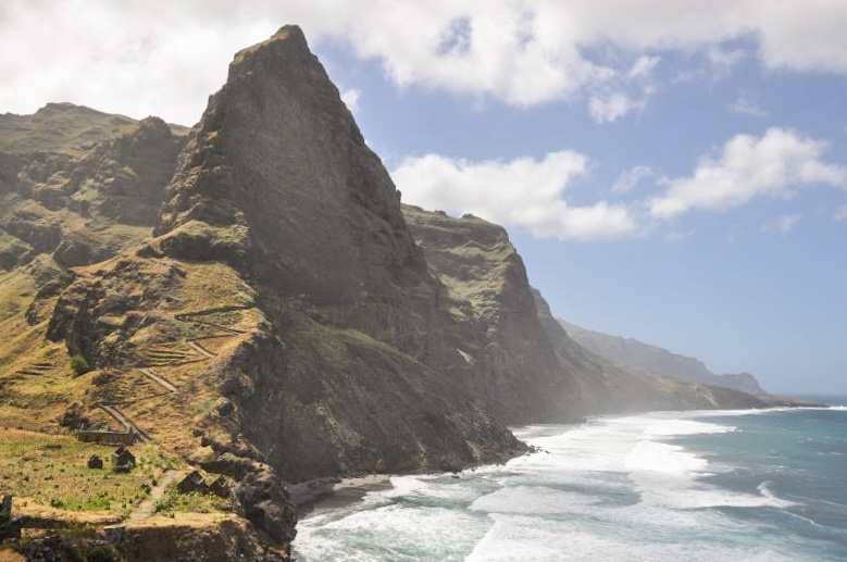 Kysten Santo Antao Kapp Verde