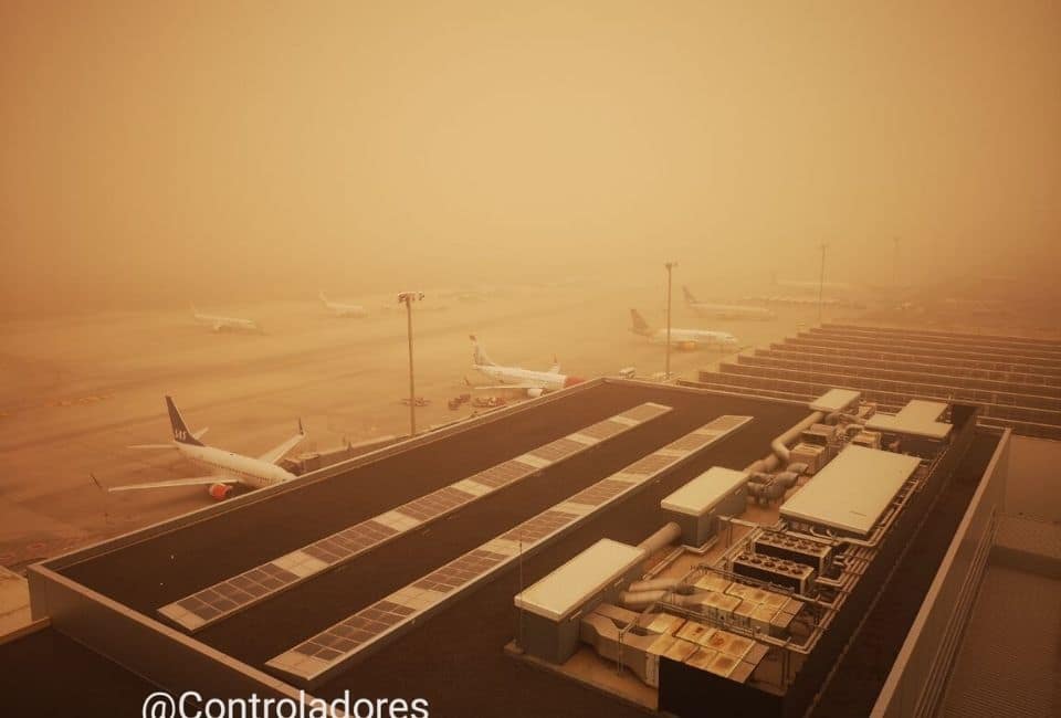 Calima Gran Canaria Foto Tårnet LPA