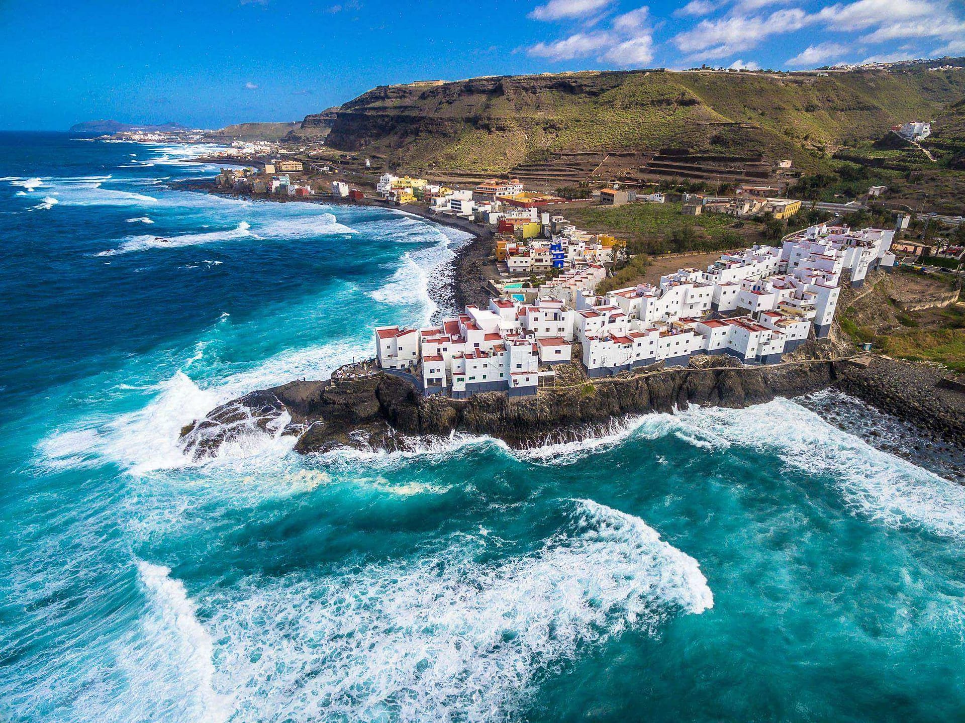 El Roque Landsbyen som ble hvit