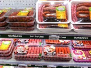 Pølse i brød - Spanske pølser m